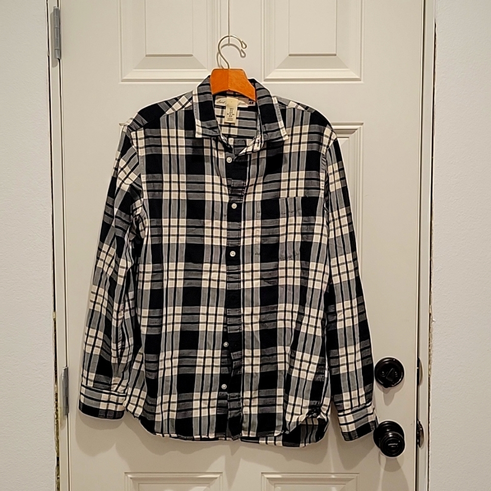 Shirt in woven cotton fabric